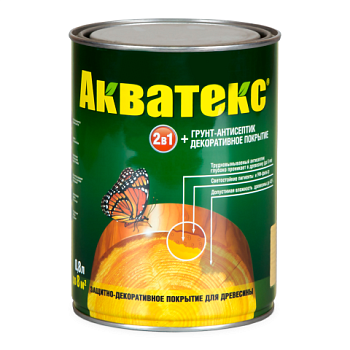 картинка Защитно-декоративный состав Акватекс Махагон 0.8л от магазина Румлес