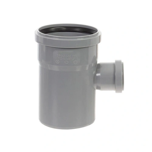 картинка Тройник 110/50мм 87° от магазина Румлес