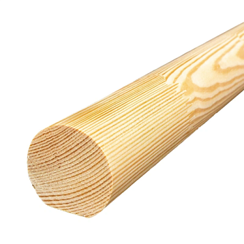 картинка Поручень круглый 50*50*3000мм Сосна сорт Экстра сращенный от магазина Румлес