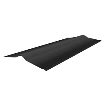 картинка Конек черепица ондулин серый графит 0,9*0,36м от магазина Румлес