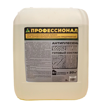 картинка Антисептик ПРОФЕССИОНАЛ АНТИПЛЕСЕНЬ универсальный против грибка и плесени, готовый состав 5л от магазина Румлес