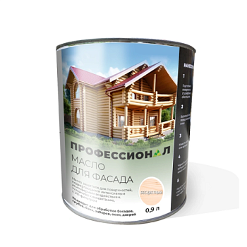 картинка Масло для Фасадов ПРОФЕССИОНАЛ Бесцветное 0,9л от магазина Румлес