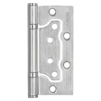 картинка Петля накладная Punto 500-2BB 100*2.5мм матовый никель от магазина Румлес