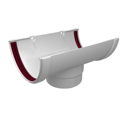 картинка Воронка желоба ПВХ белая от магазина Румлес