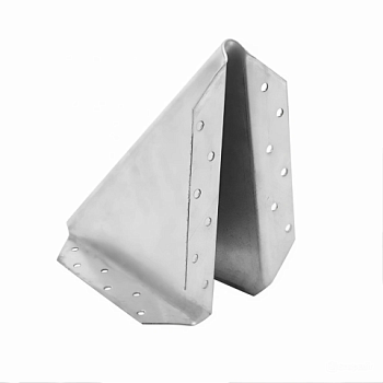 картинка Косынка упорная 170*170*10*2мм оцинкованная от магазина Румлес