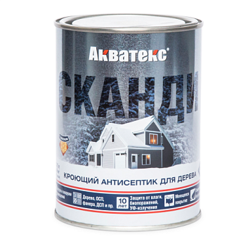 картинка Кроющий антисептик Акватекс Сканди Айсберг 0.75л от магазина Румлес