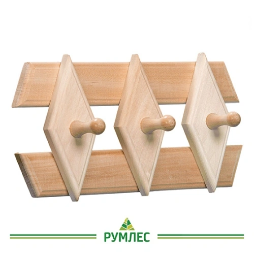 картинка Вешалка Ромбы 3 пешки от магазина Румлес