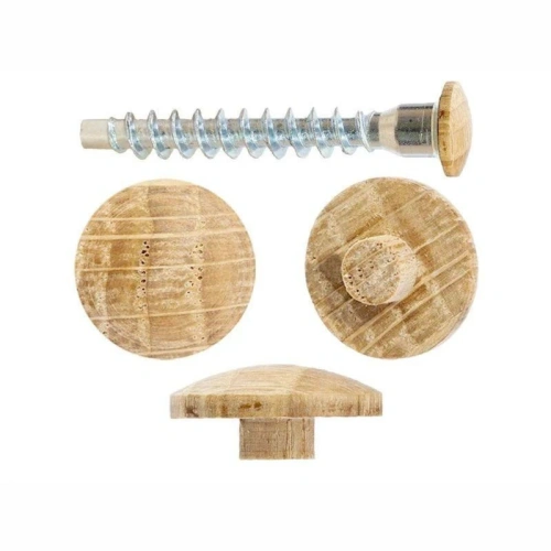 картинка Заглушка под конфирмат ПРОФЕССИОНАЛ D4мм сосна (30шт/уп) от магазина Румлес