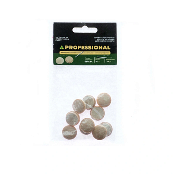 картинка Заглушка на отверстие ПРОФЕССИОНАЛ сфера D16мм береза (10шт/уп) от магазина Румлес