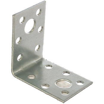 картинка Уголок крепежный 90° оцинкованный 50*50*35*2мм от магазина Румлес