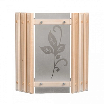 картинка Абажур настенный со стеклянной вставкой №1 от магазина Румлес