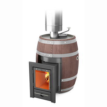 картинка Печь банная паровая Скоропарка 2012 inox Люмина Баррель палисандр от магазина Румлес