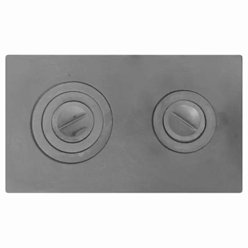 картинка Плита литая двухконфорочная 710*410мм П2-3 от магазина Румлес