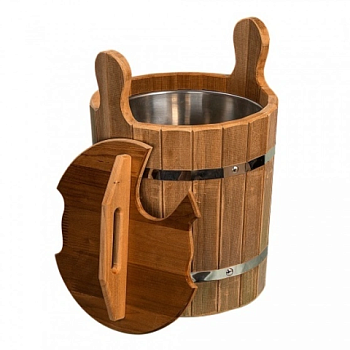 картинка Запарник термолипа с крышкой и металлической вставкой 12л от магазина Румлес