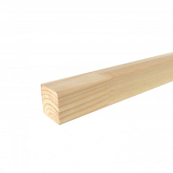 картинка Брусок сращенный для перегородок 40*40*3000мм сосна сорт Экстра (с фаской R5 на углах) от магазина Румлес