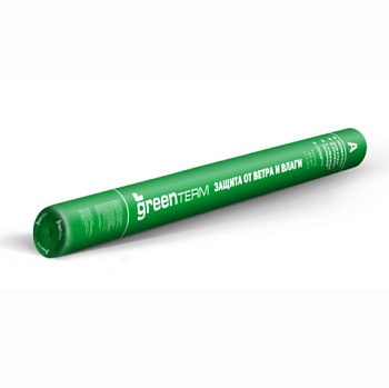 картинка Мембрана KNAUF GreenTerm А паропроницаемая ветро-влагозащитная (S60м², P90г/м²) от магазина Румлес