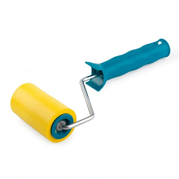 картинка Валик прижимной резиновый 80мм для клеящей ленты, пароизоляции, мембран, утеплителя от магазина Румлес