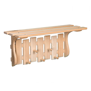 картинка Полка-вешалка Прямоугольник 5 пешек от магазина Румлес