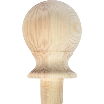 картинка Накладка на столб круглая 100мм Сосна сорт Экстра сращенная от магазина Румлес