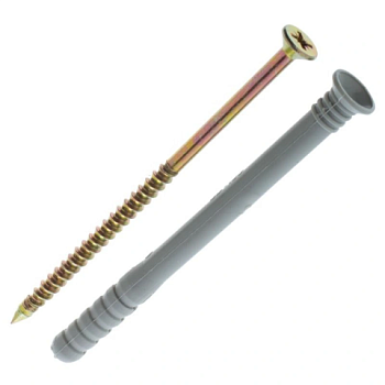 картинка Дюбель с шурупом потай 6*80мм от магазина Румлес